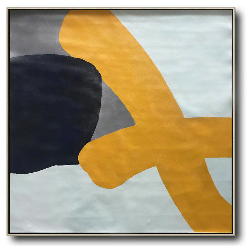 Handmade Large Contemporary Art,Oversized Contemporary Art,Abstract Art Decor Large Canvas Painting,Gold,White,Black,Grey.etc